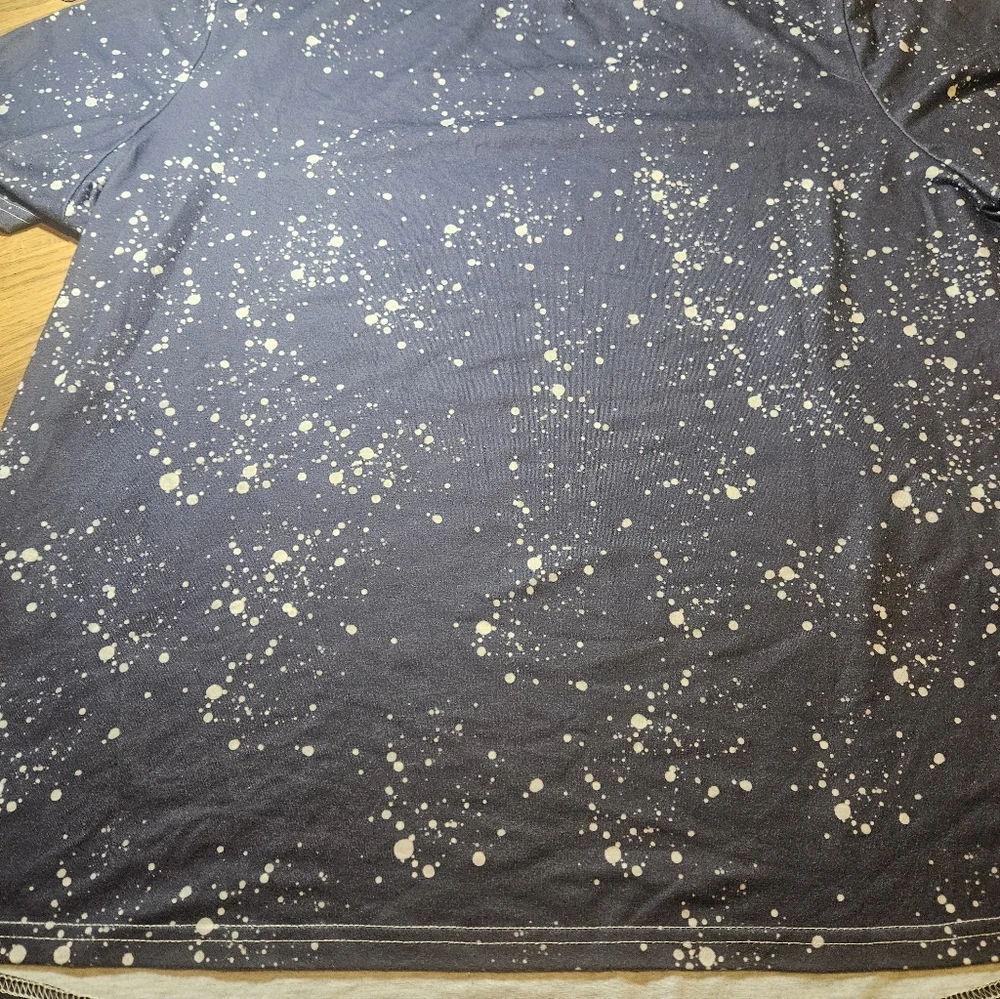 Thick Thighs and Spooky Vibes' Graphic Tee - Navy & White - Picture 3 of 5